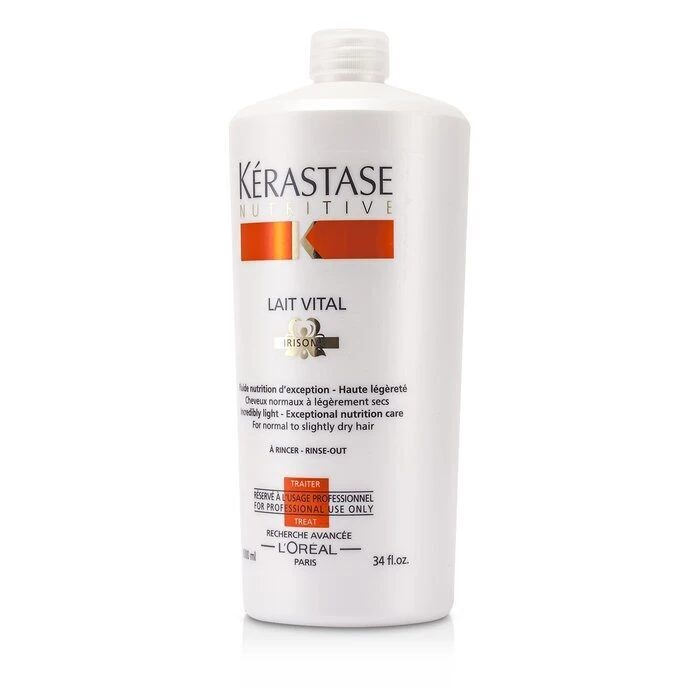 Kérastase Kerastase Nutritive Lait Vital Incredibly Light - Exceptional Nutrition Care (For Normal To Slightly Dry Hair) 1000ml/34oz 4 Kérastase Kerastase Nutritive Lait Vital Incredibly Light - Exceptional Nutrition Care (For Normal To Slightly Dry Hair) 1000ml/34oz - Image 2