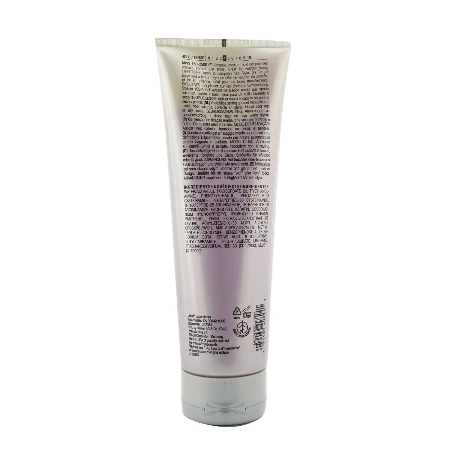 Joico Styling Joigel Medium Styling Gel (Hold 04) 250ml/8.5oz 5 Joico Styling Joigel Medium Styling Gel (Hold 04) 250ml/8.5oz - Image 3