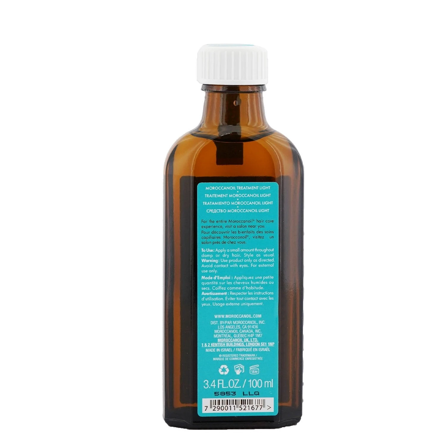 Moroccanoil Moroccanoil Treatment - Light (For Fine Or Light-Colored Hair) 100ml/3.4oz 5 Moroccanoil Moroccanoil Treatment - Light (For Fine Or Light-Colored Hair) 100ml/3.4oz - Image 3