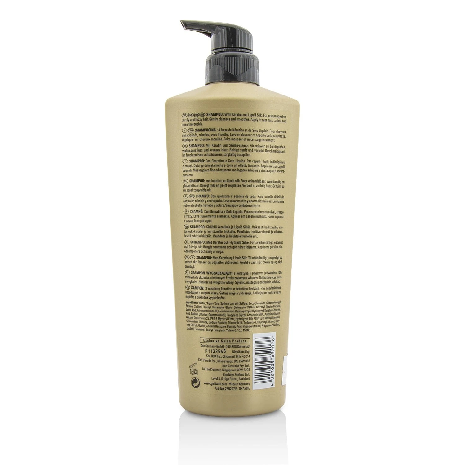 Goldwell Kerasilk Control Shampoo (For Unmanageable, Unruly And Frizzy Hair) 250ml/8.4oz 8 Goldwell Kerasilk Control Shampoo (For Unmanageable, Unruly And Frizzy Hair) 250ml/8.4oz - Image 6
