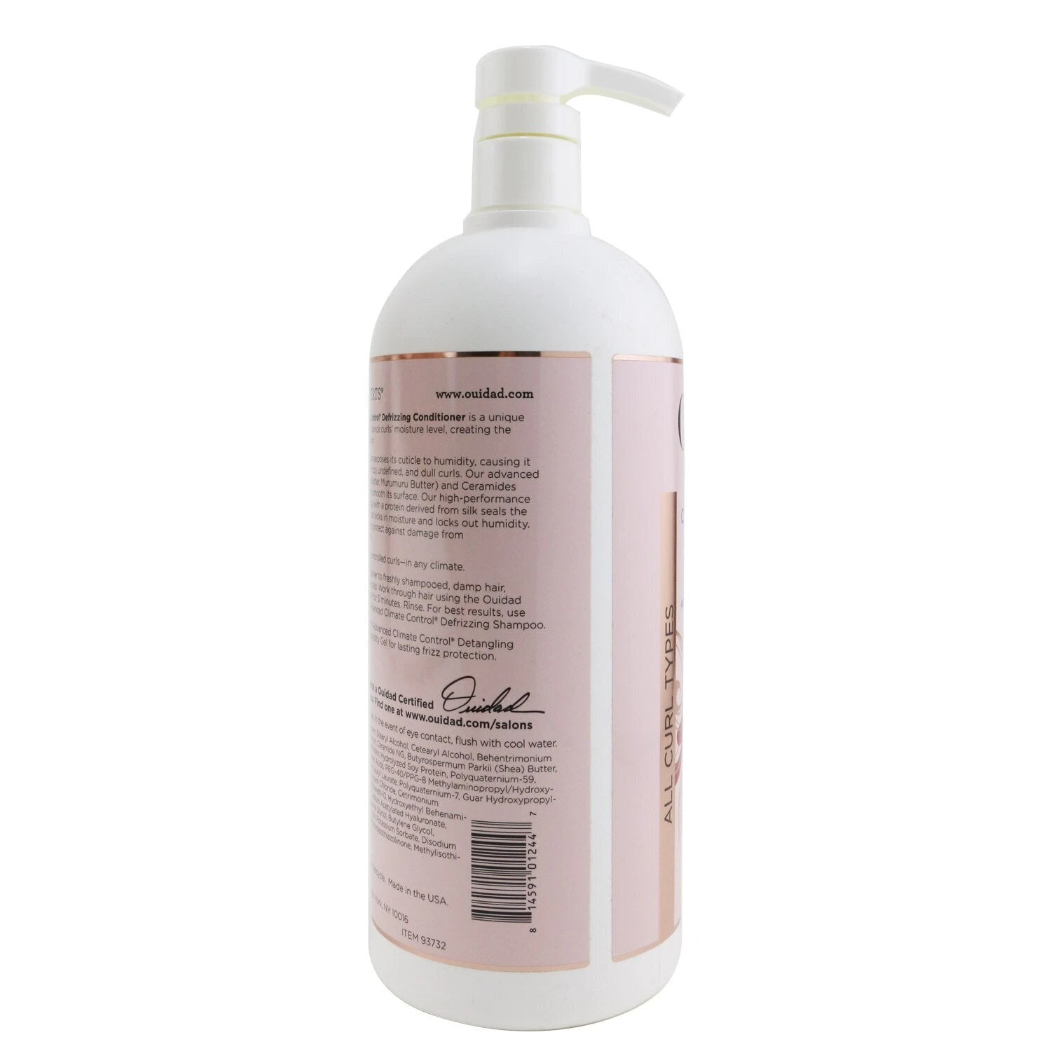 Ouidad Advanced Climate Control Defrizzing Conditioner (All Curl Types) 1000ml/33.8oz 4 Ouidad Advanced Climate Control Defrizzing Conditioner (All Curl Types) 1000ml/33.8oz - Image 2