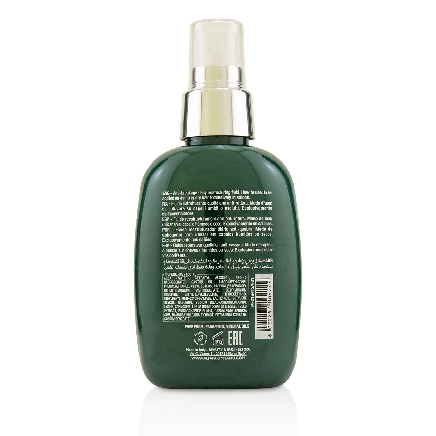 AlfaParf Semi Di Lino Reconstruction Anti-Breakage Daily Fluid (Damaged Hair) 125ml/4.23oz 4 AlfaParf Semi Di Lino Reconstruction Anti-Breakage Daily Fluid (Damaged Hair) 125ml/4.23oz - Image 2