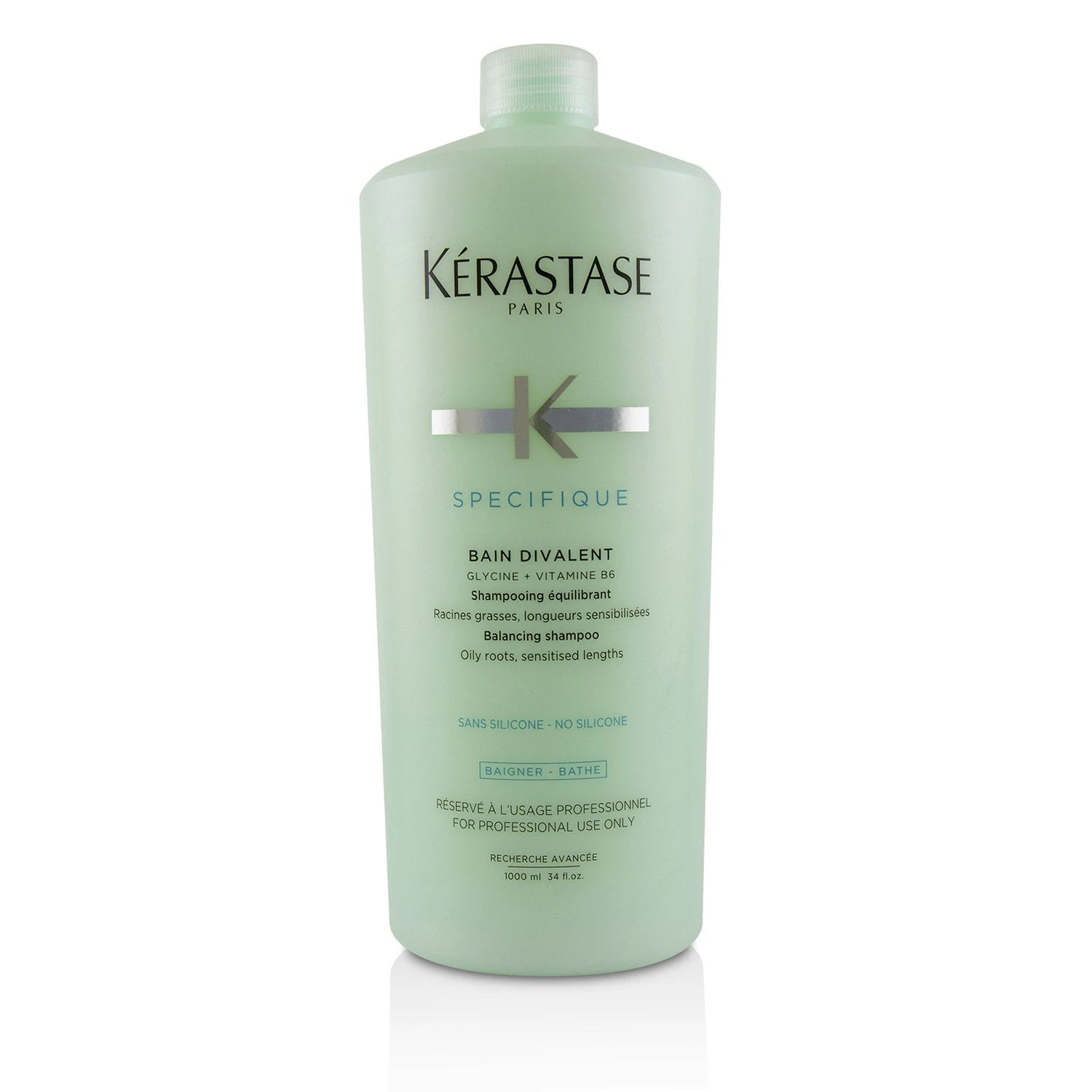 Kérastase Kerastase Specifique Bain Divalent Balancing Shampoo (Oily Roots, Sensitised Lengths) 1000ml/34oz 3 Kérastase Kerastase Specifique Bain Divalent Balancing Shampoo (Oily Roots, Sensitised Lengths) 1000ml/34oz