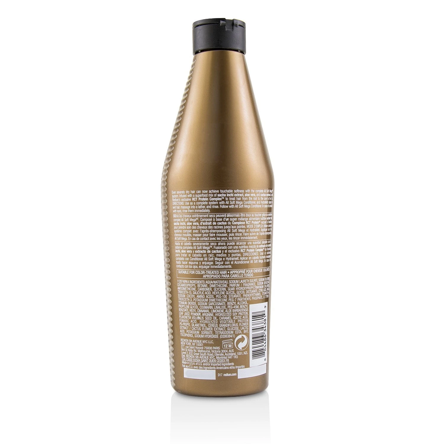 Redken All Soft Mega Shampoo (Nourishment For Severely Dry Hair) 300ml/10.1oz 4 Redken All Soft Mega Shampoo (Nourishment For Severely Dry Hair) 300ml/10.1oz - Image 2