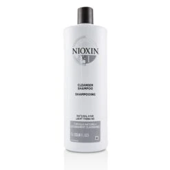 Nioxin Derma Purifying System 1 Cleanser Shampoo (Natural Hair, Light Thinning) 1000ml/33.8oz