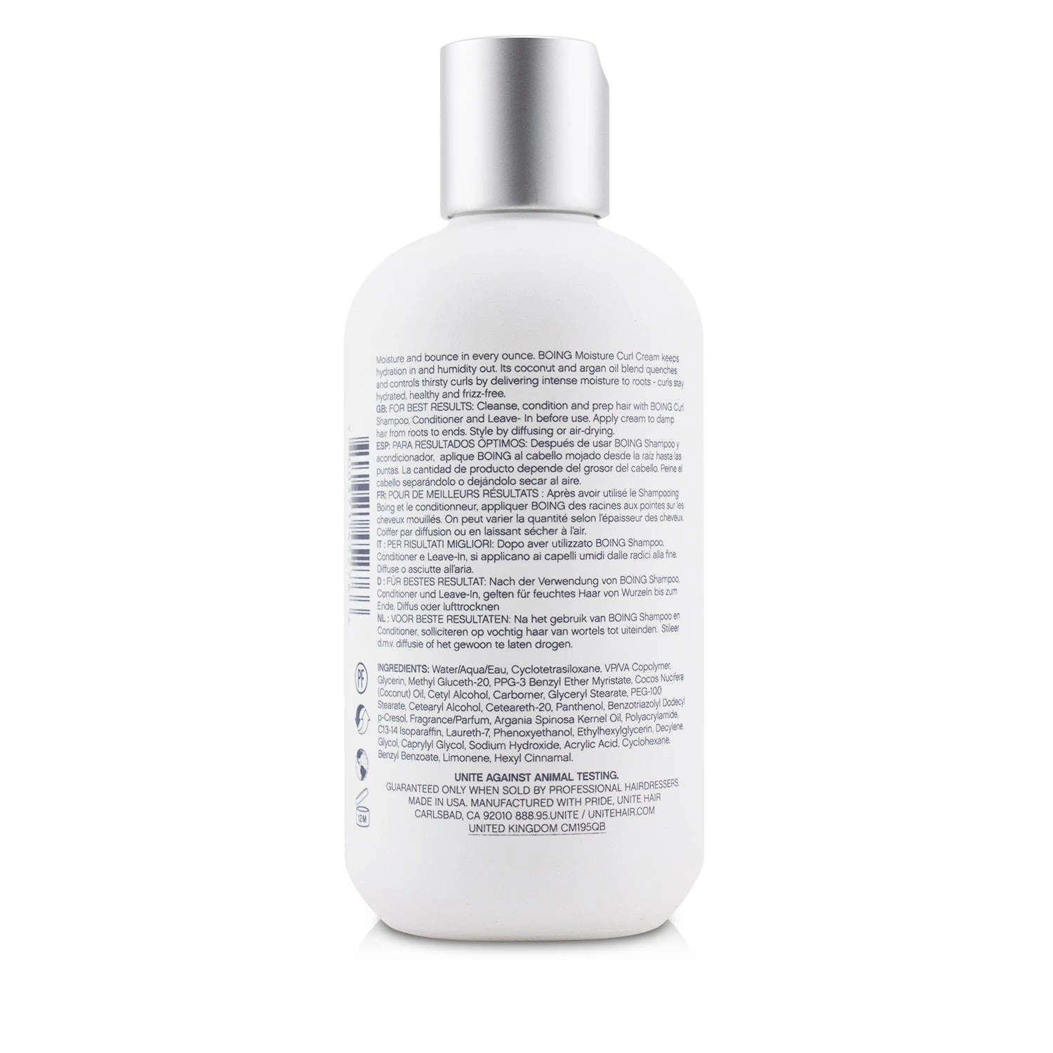 Unite BOING Moisture Curl Cream (Quench. Control) 236ml/8oz 4 Unite BOING Moisture Curl Cream (Quench. Control) 236ml/8oz - Image 2