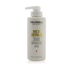 Goldwell Dual Senses Rich Repair 60Sec Treatment (Regeneration For Damaged Hair) 500ml/16.9oz