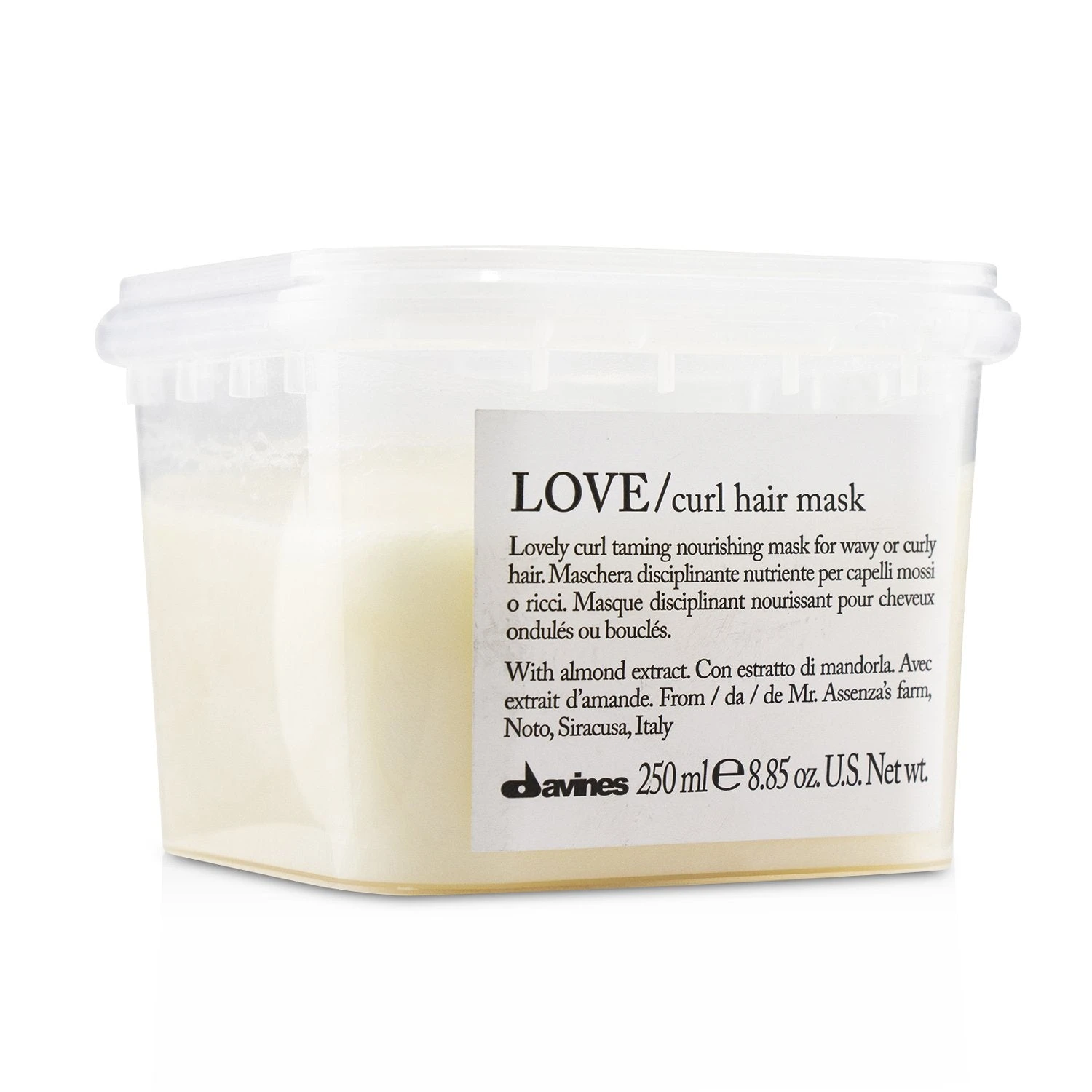 Davines Love Curl Hair Mask (Lovely Curl Taming Nourishing Mask For Wavy Or Curly Hair) 250ml/8.85oz 4 Davines Love Curl Hair Mask (Lovely Curl Taming Nourishing Mask For Wavy Or Curly Hair) 250ml/8.85oz - Image 2