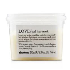 Davines Love Curl Hair Mask (Lovely Curl Taming Nourishing Mask For Wavy Or Curly Hair) 250ml/8.85oz