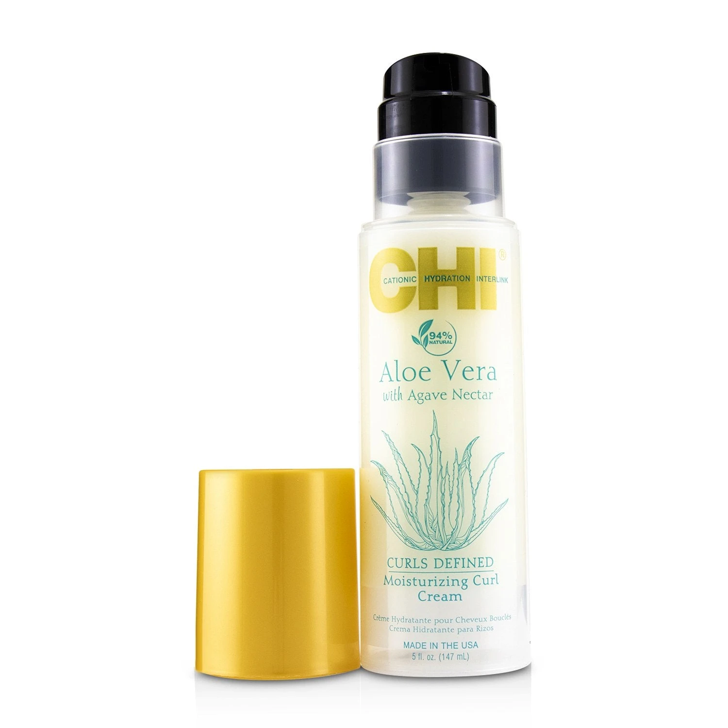 CHI Aloe Vera With Agave Nectar Curls Defined Moisturizing Curl Cream 147ml/5oz 4 CHI Aloe Vera With Agave Nectar Curls Defined Moisturizing Curl Cream 147ml/5oz - Image 2