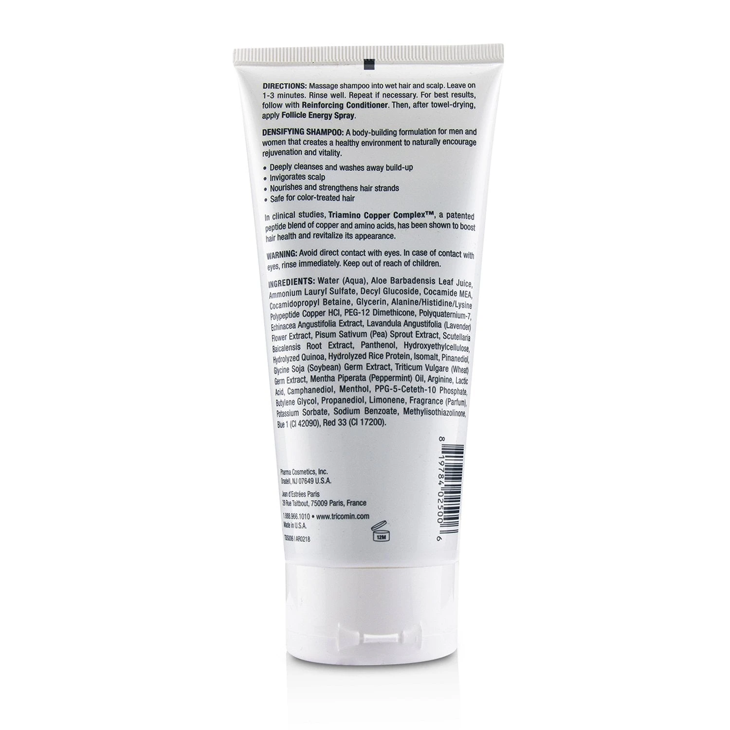 Tricomin Clinical Densifying Shampoo 177.4ml/6oz 4 Tricomin Clinical Densifying Shampoo 177.4ml/6oz - Image 2