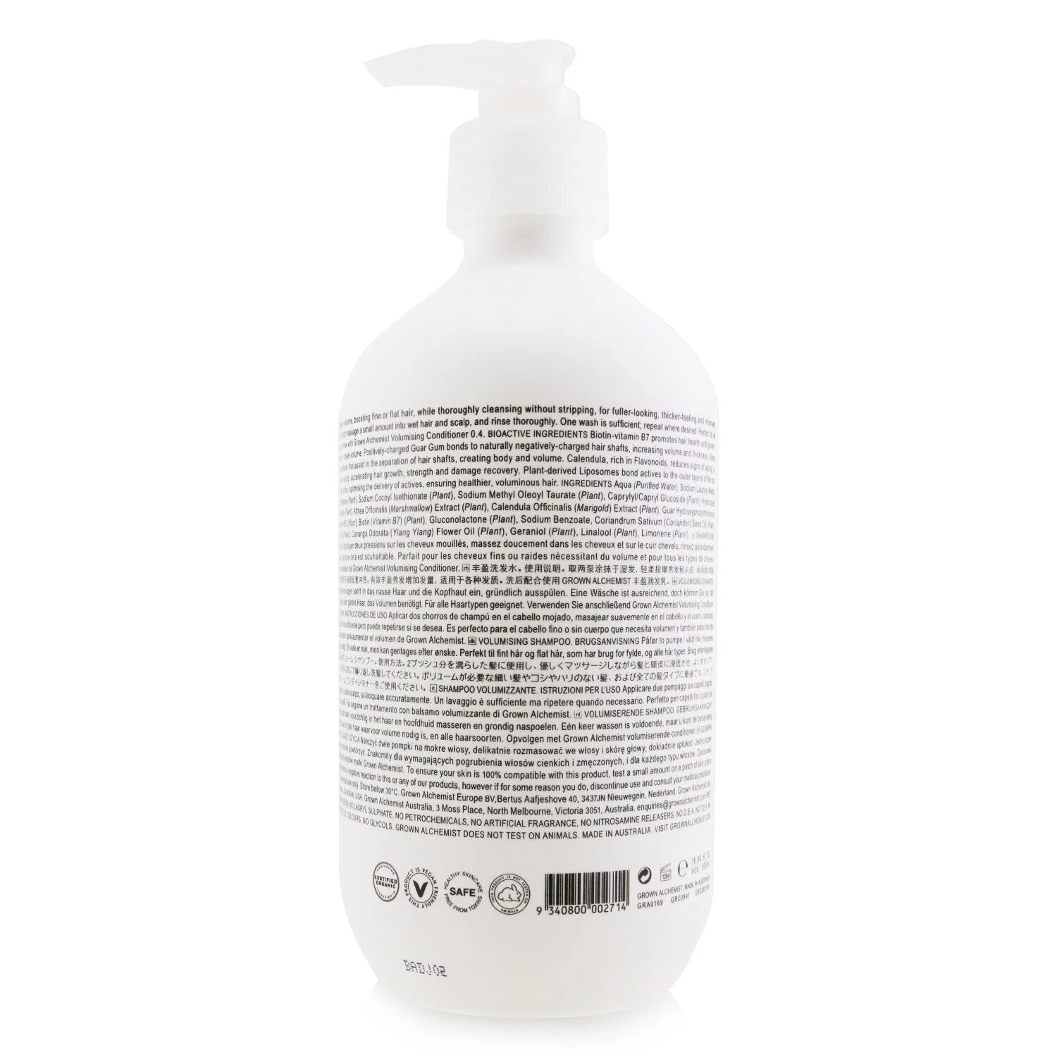 Grown Alchemist Volumising - Shampoo 0.4 500ml/16.9oz 5 Grown Alchemist Volumising - Shampoo 0.4 500ml/16.9oz - Image 3