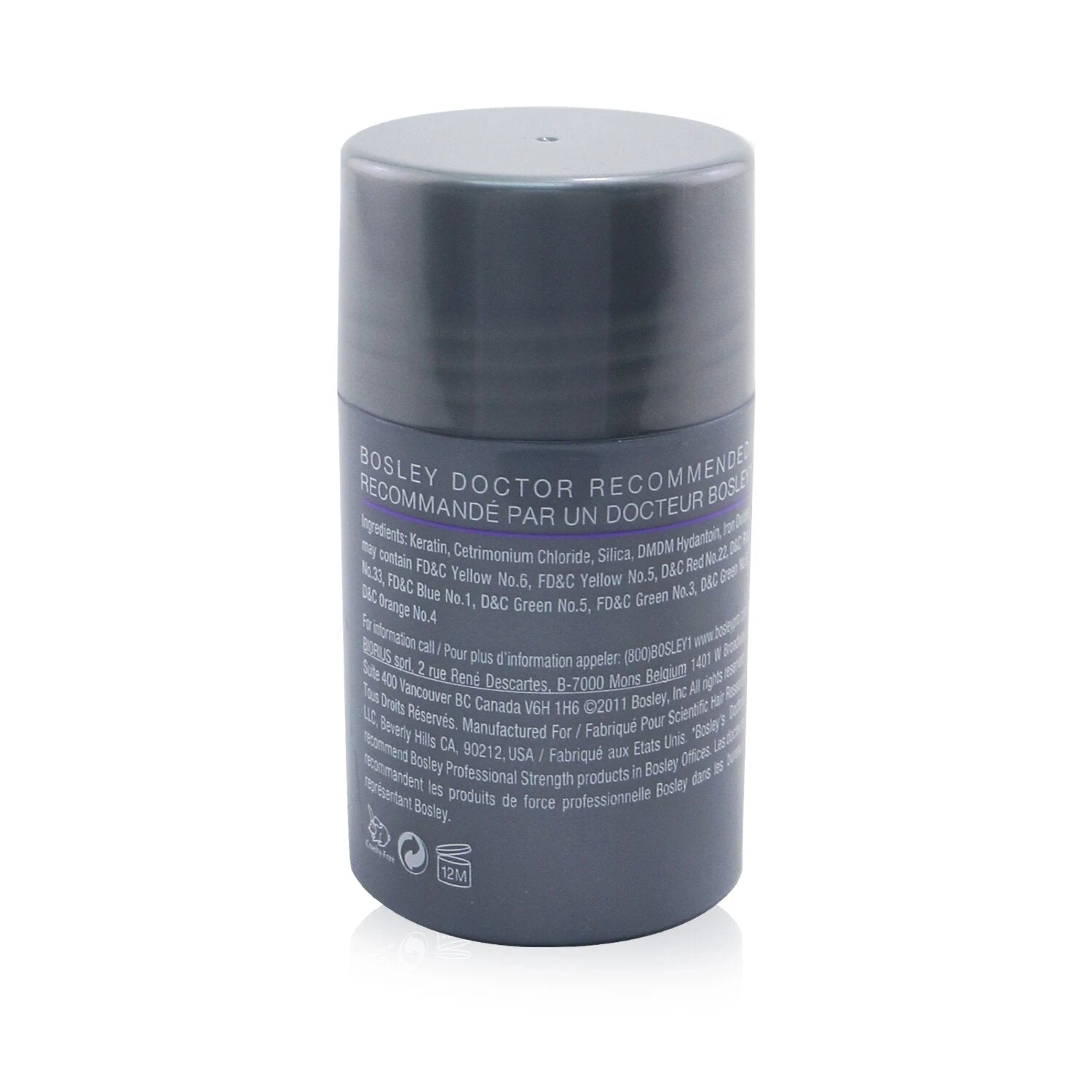 Bosley BosleyMD BosVolumize Hair Thickening Fibers - # Light Brown 12g/0.42oz 5 Bosley BosleyMD BosVolumize Hair Thickening Fibers - # Light Brown 12g/0.42oz - Image 3