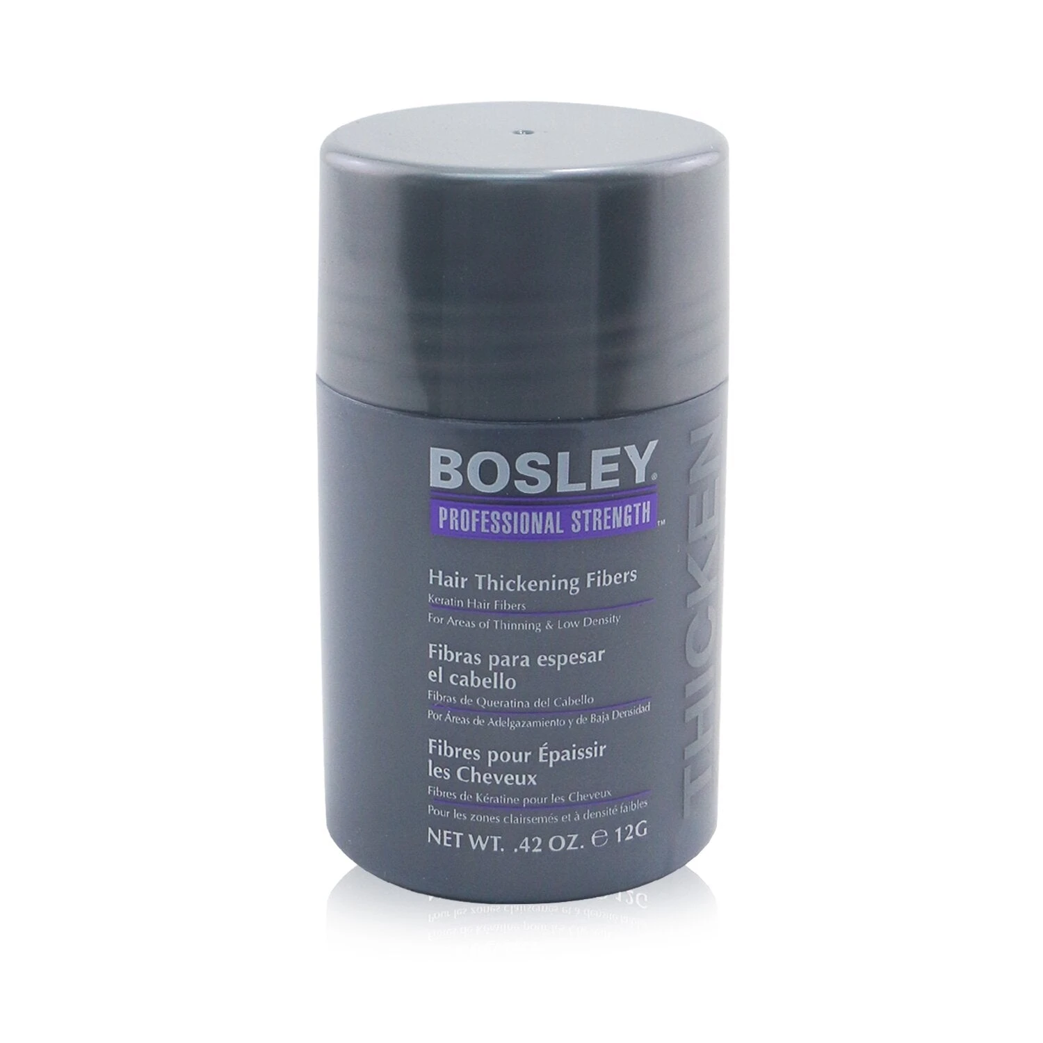 Bosley BosleyMD BosVolumize Hair Thickening Fibers - # Light Brown 12g/0.42oz 3 Bosley BosleyMD BosVolumize Hair Thickening Fibers - # Light Brown 12g/0.42oz