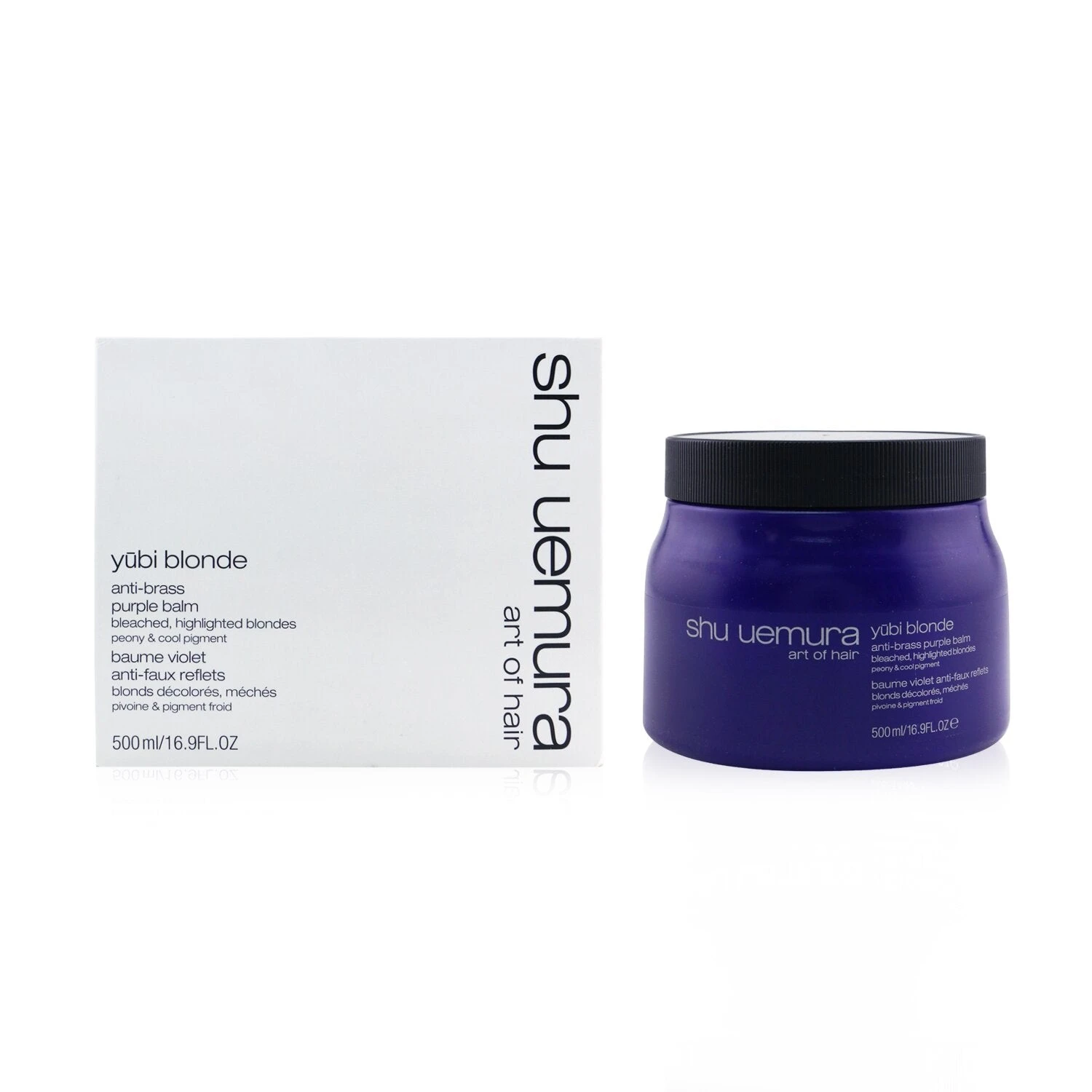 Shu Uemura Yubi Blonde Anti-Brass Purple Balm (Hair Mask) - Bleached, Highlighted Blondes (Salon Size) 500ml/16.9oz 4 Shu Uemura Yubi Blonde Anti-Brass Purple Balm (Hair Mask) - Bleached, Highlighted Blondes (Salon Size) 500ml/16.9oz - Image 2