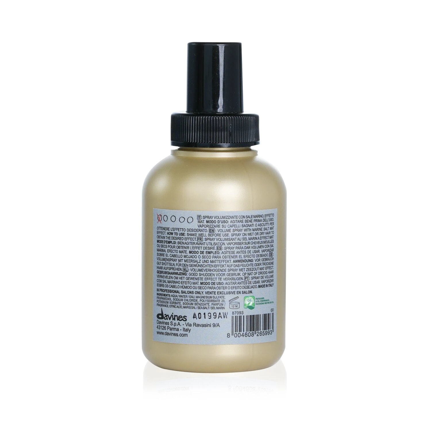 Davines More Inside This Is A Sea Salt Spray (For Full-Bodied, Beachy Looks) 250ml/8.45oz 5 Davines More Inside This Is A Sea Salt Spray (For Full-Bodied, Beachy Looks) 250ml/8.45oz - Image 3