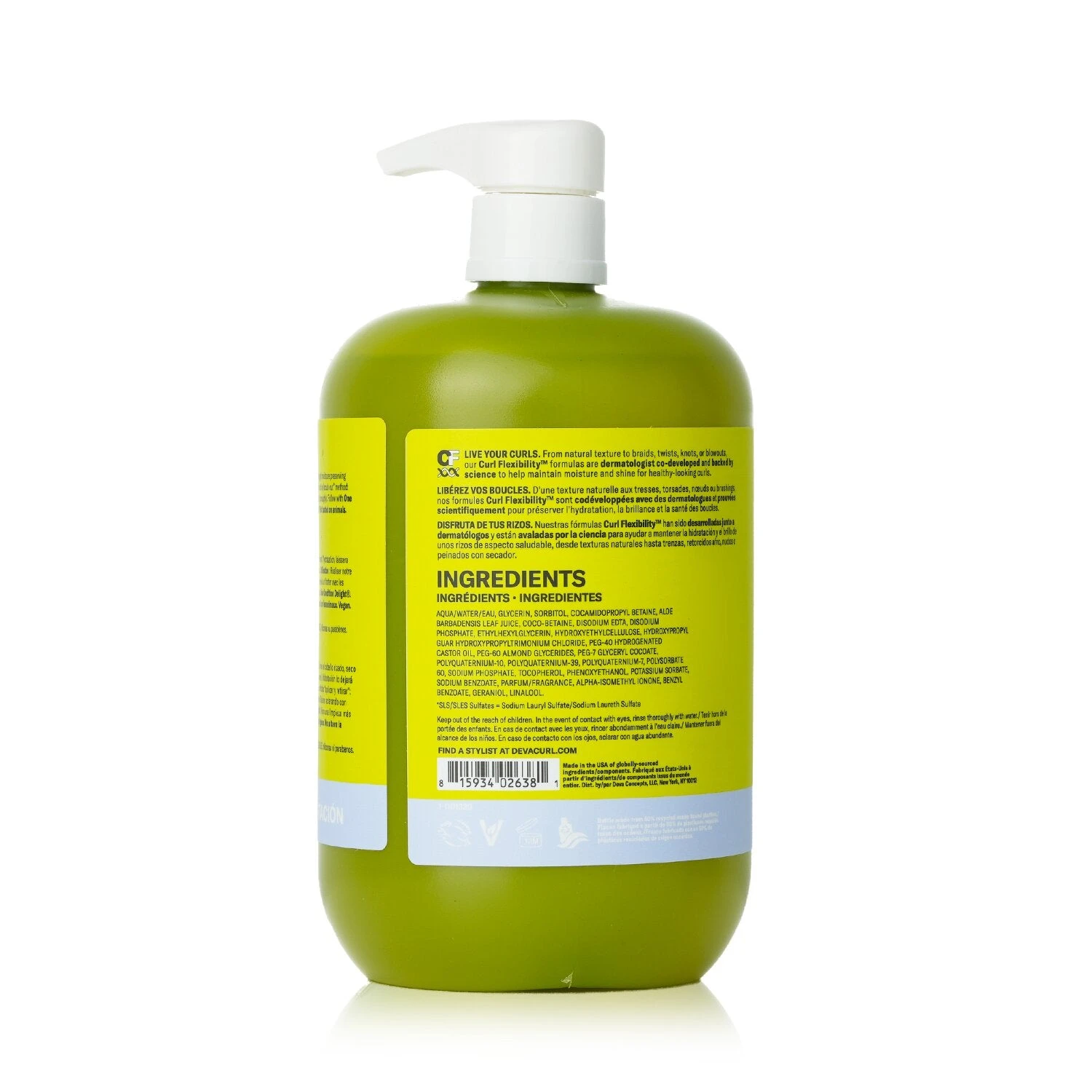 DevaCurl Low-Poo Delight Mild Lather Cleanser For Lightweight Moisture - For Dry, Fine Curls 946ml/32oz 4 DevaCurl Low-Poo Delight Mild Lather Cleanser For Lightweight Moisture - For Dry, Fine Curls 946ml/32oz - Image 2