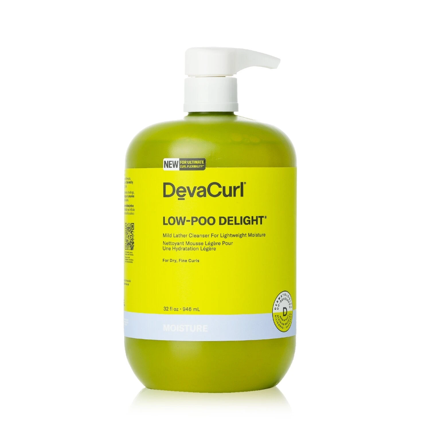 DevaCurl Low-Poo Delight Mild Lather Cleanser For Lightweight Moisture - For Dry, Fine Curls 946ml/32oz 3 DevaCurl Low-Poo Delight Mild Lather Cleanser For Lightweight Moisture - For Dry, Fine Curls 946ml/32oz