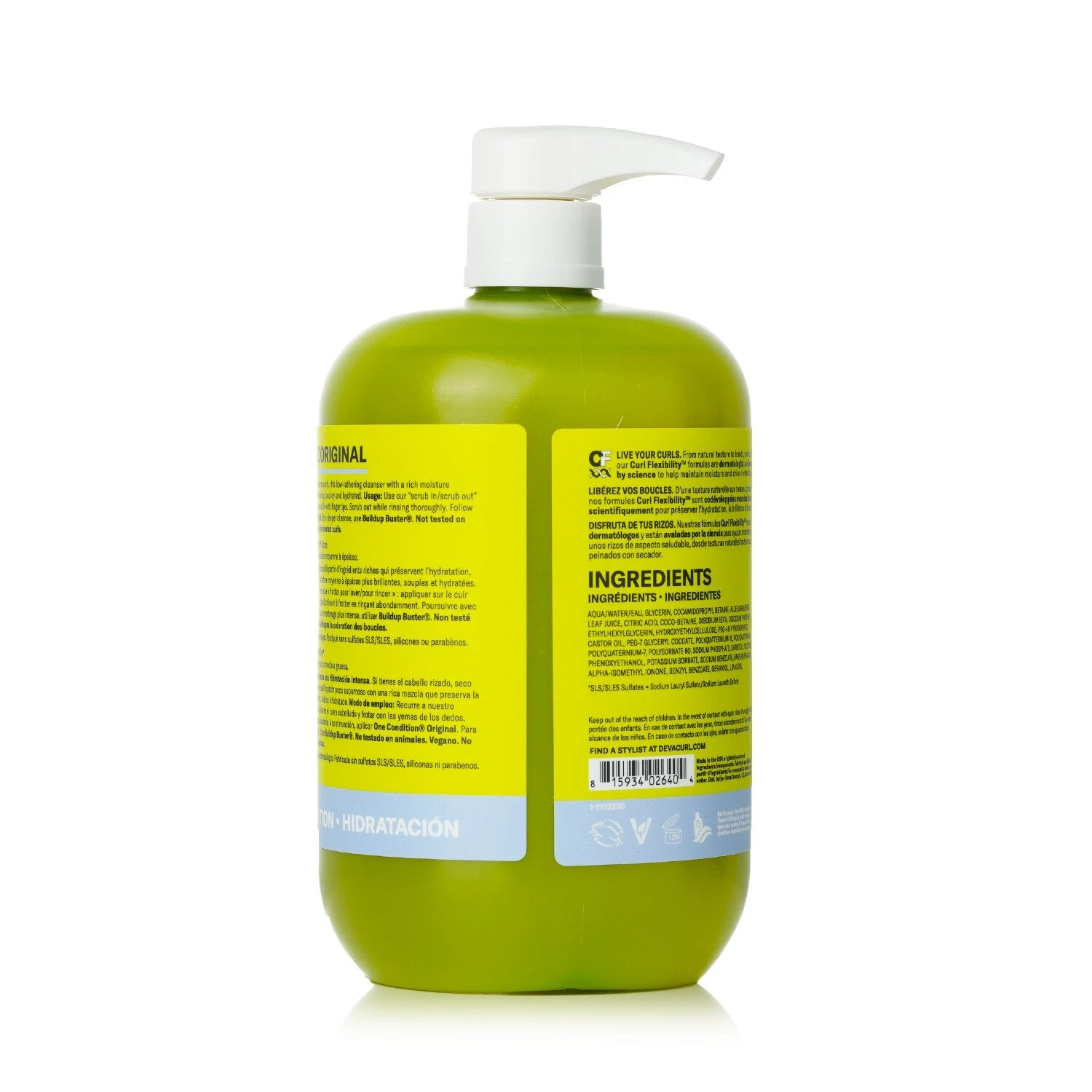 DevaCurl Low-Poo Original Mild Lather Cleanser For Rich Moisture - For Dry, Medium To Coarse Curls 946ml/32oz 4 DevaCurl Low-Poo Original Mild Lather Cleanser For Rich Moisture - For Dry, Medium To Coarse Curls 946ml/32oz - Image 2