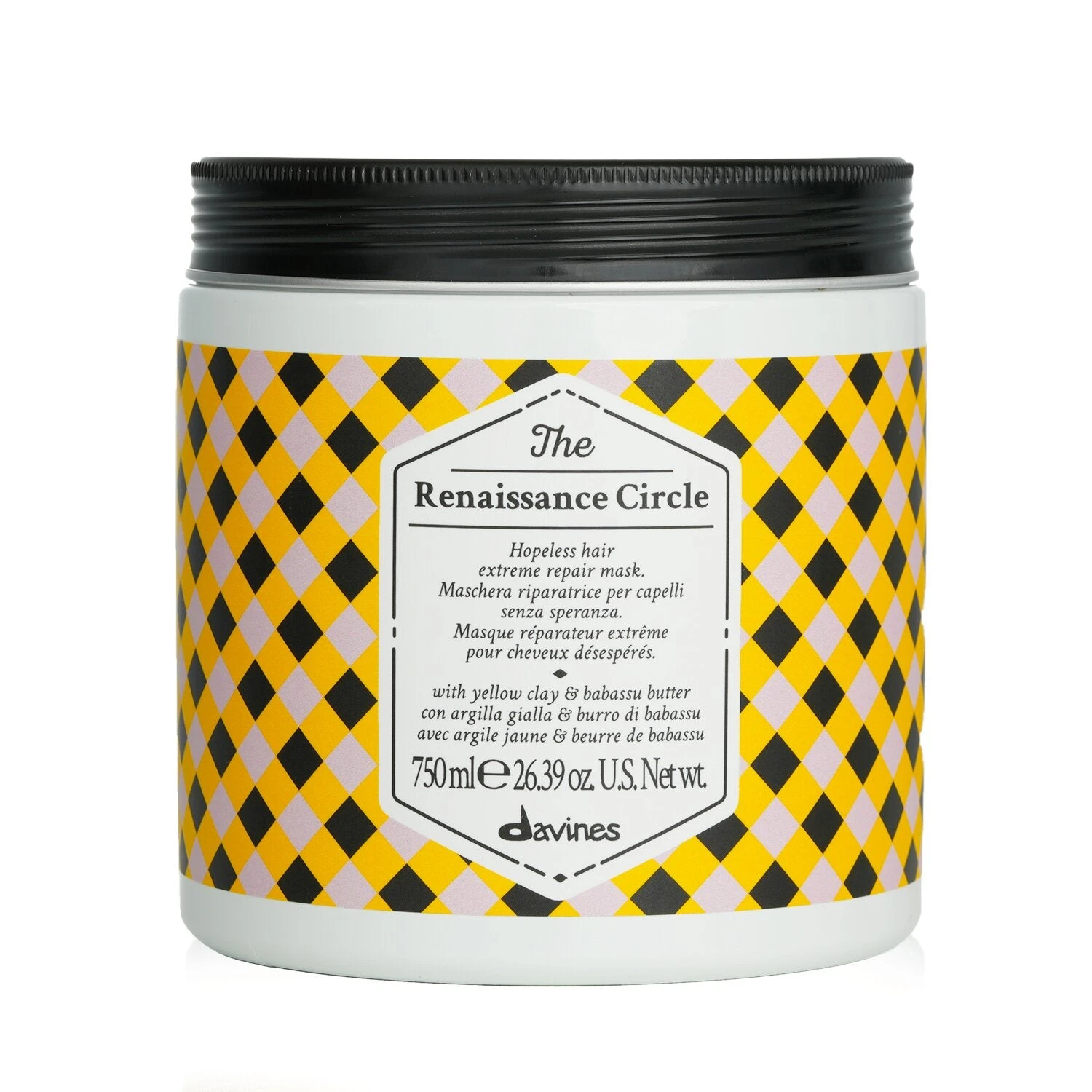Davines The Renaissance Circle Hopeless Hair Extreme Repair Hair Mask (Salon Size) 750ml/26.39oz 3 Davines The Renaissance Circle Hopeless Hair Extreme Repair Hair Mask (Salon Size) 750ml/26.39oz