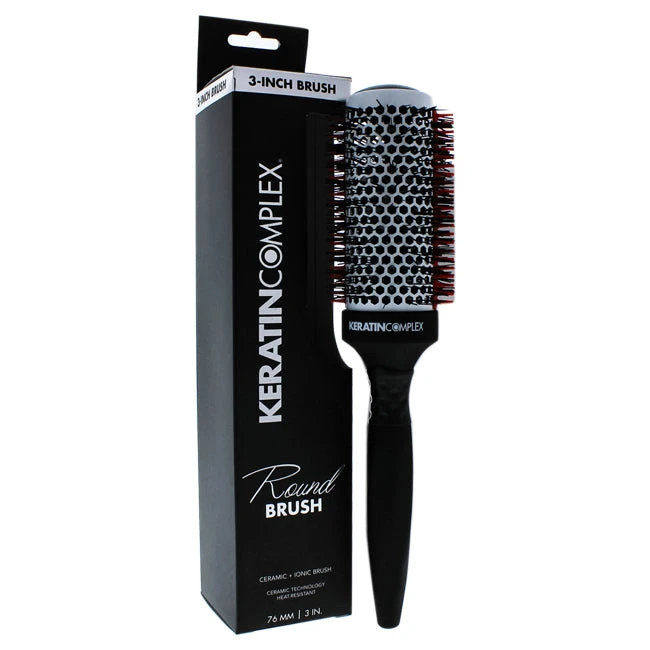 Keratin Complex Thermal Round Brush By Keratin Complex For Unisex - 3 Inch Hair Brush 3 Keratin Complex Thermal Round Brush By Keratin Complex For Unisex - 3 Inch Hair Brush