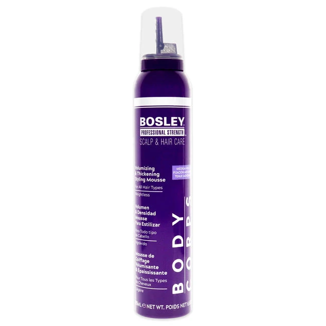 Bosley Volumizing Thickening Styling Mousse By Bosley For Unisex - 6.6 Oz Mousse 3 Bosley Volumizing Thickening Styling Mousse By Bosley For Unisex - 6.6 Oz Mousse