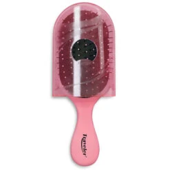 NuWay 4Hair Dual Patented Traveler Detangling Brush - Pink By NuWay 4Hair For Unisex - 1 Pc Hair Brush