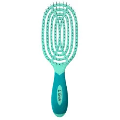 NuWay 4Hair Circular Venting Detangling C Brush - Aqua By NuWay 4Hair For Unisex - 1 Pc Hair Brush