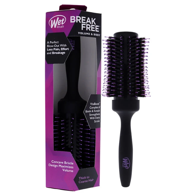 Wet Brush Volumizing Round Brush - Thick-Course By Wet Brush For Unisex - 1 Pc Hair Brush 3 Wet Brush Volumizing Round Brush - Thick-Course By Wet Brush For Unisex - 1 Pc Hair Brush