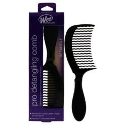 Wet Brush Pro Detangling Comb - Blackout By Wet Brush For Unisex - 1 Pc Comb