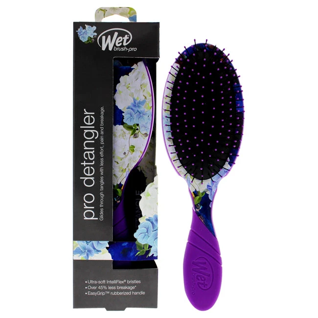 Wet Brush Pro Detangler Hyper Floral Brush - Purple By Wet Brush For Unisex - 1 Pc Hair Brush 3 Wet Brush Pro Detangler Hyper Floral Brush - Purple By Wet Brush For Unisex - 1 Pc Hair Brush