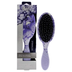 Wet Brush Pro Detangler Crackled Quartz Brush - Amethyst By Wet Brush For Unisex - 1 Pc Hair Brush