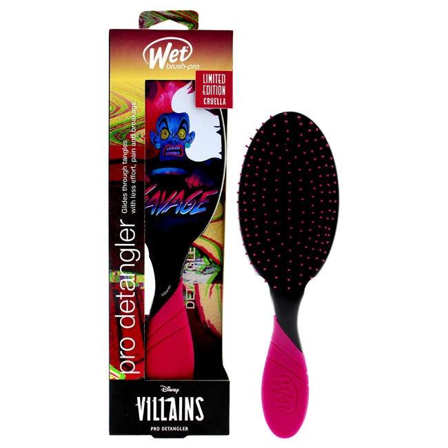 Wet Brush Pro Detangler Disney Villains Brush - Savage - Cruella De Vil By Wet Brush For Unisex - 1 Pc Hair Brush 3 Wet Brush Pro Detangler Disney Villains Brush - Savage - Cruella De Vil By Wet Brush For Unisex - 1 Pc Hair Brush