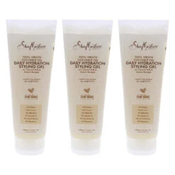 Shea Moisture 100 Percent Virgin Coconut Oil Daily Hydration Styling Gel By Shea Moisture For Unisex - 8 Oz Gel - Pack Of 3