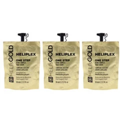 Helis Gold Heliplex One Step Hair Serum By Helis Gold For Unisex - 1.7 Oz Serum - Pack Of 3