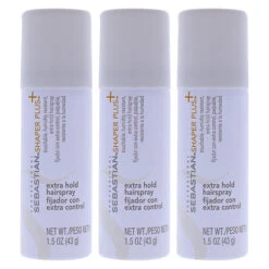 Sebastian Shaper Plus - Travel Size By Sebastian For Unisex - 1.5 Oz Hair Spray - Pack Of 3