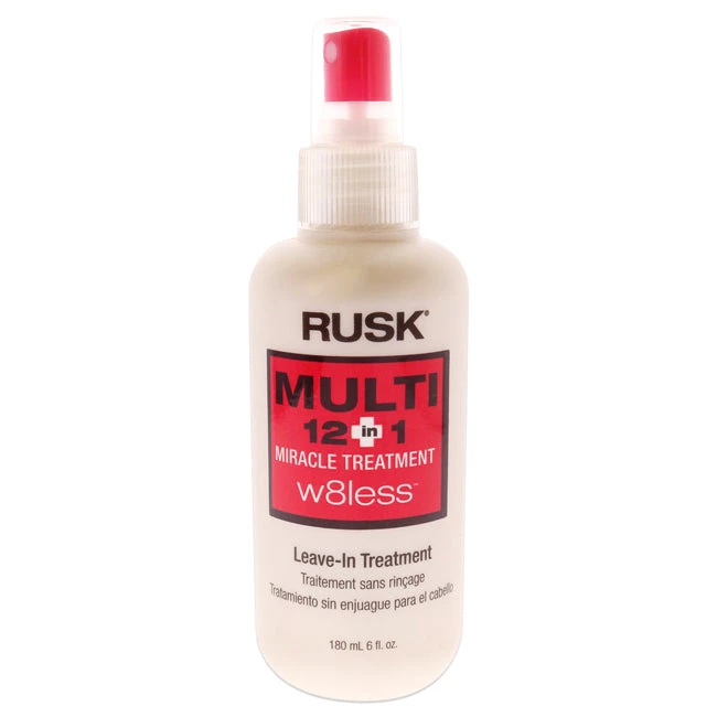 Rusk W8less Multi 12 In 1 Miracle Leave-In Treatment By Rusk For Unisex - 6 Oz Treatment 3 Rusk W8less Multi 12 In 1 Miracle Leave-In Treatment By Rusk For Unisex - 6 Oz Treatment